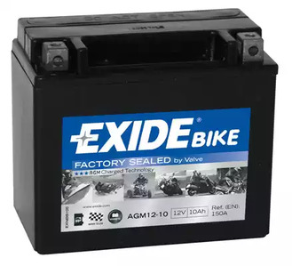 Аккумулятор для мототехники EXIDE AGM12-10